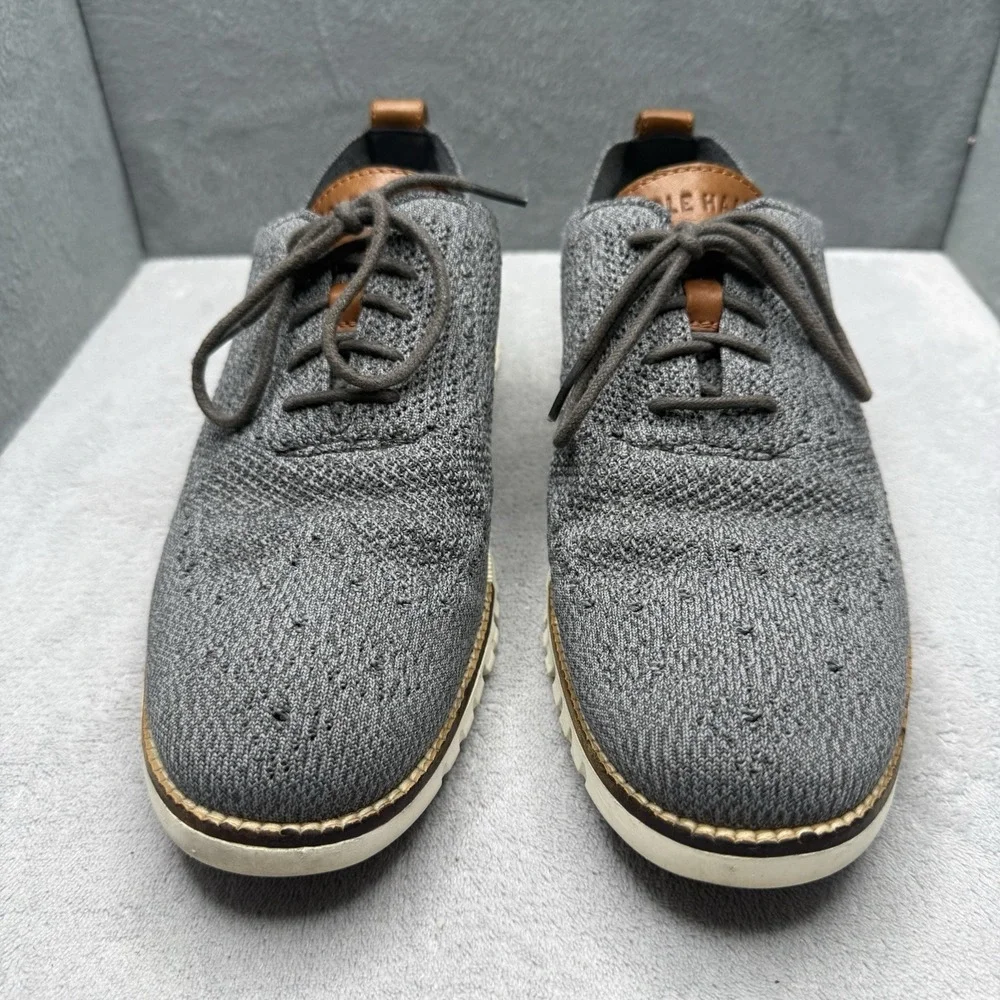 Cole Haan ZEROGRAND Stitchlite Wingtip Oxford Men 9.5 M Gray C27692 Grand OS